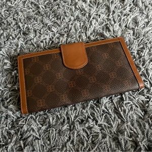Bally vintage brown leather wallet